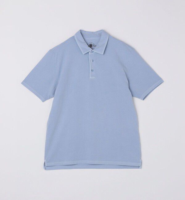 SHIPS「Alan Paine: コットン フェード ジャージー ポロシャツ」|ポロシャツ|ライトブルー