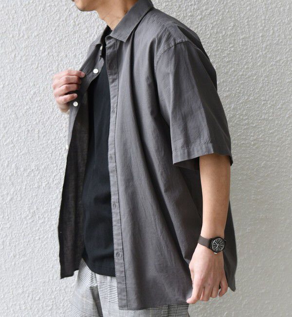 SHIPS any「SHIPS any:〈洗濯機可能〉コットン/リネン レギュラーカラー シャツ◇」|シャツ・ブラウス|