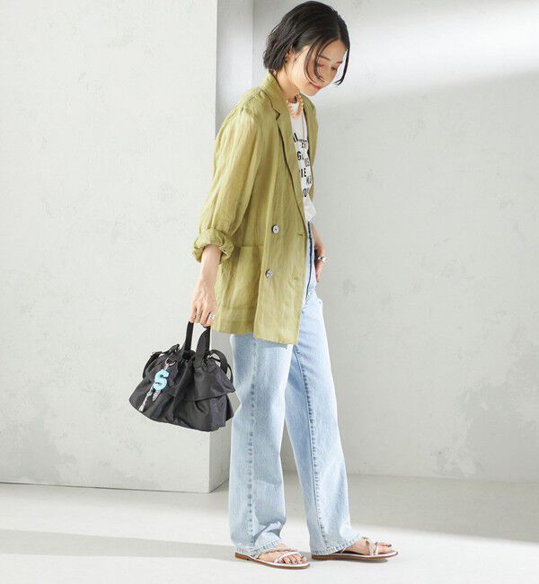 SHIPS for women「【WEB限定】チャーム 付き フリル 巾着 ショルダー」|ショルダー・メッセンジャー|