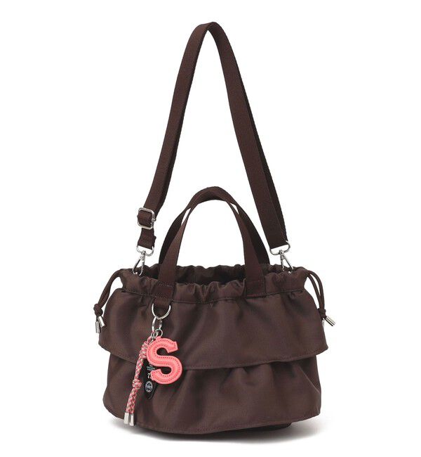 SHIPS for women「【WEB限定】チャーム 付き フリル 巾着 ショルダー」|ショルダー・メッセンジャー|