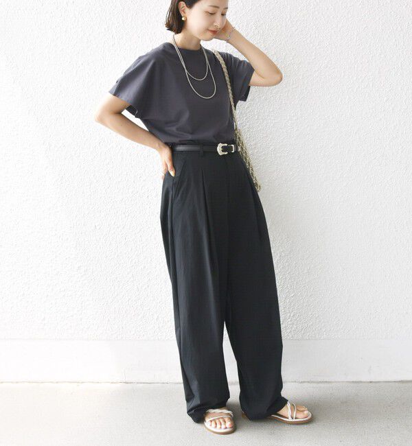 SHIPS for women「〈接触冷感〉ポンチ ドルマン TEE」|Tシャツ・カットソー|