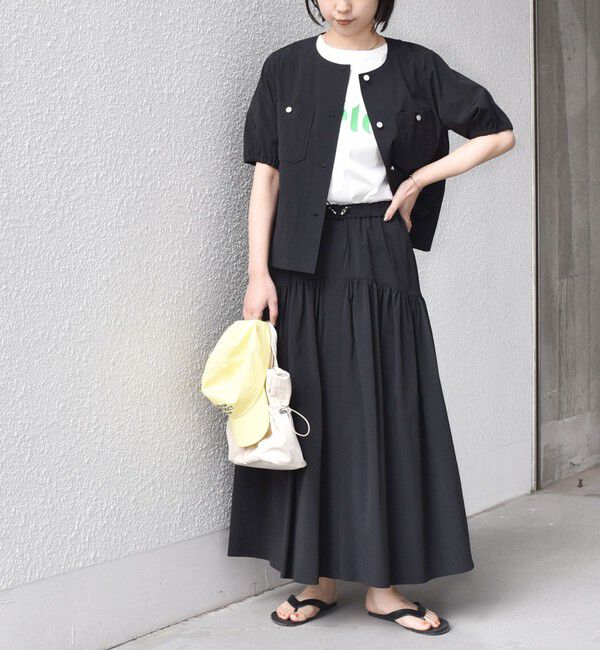 SHIPS Colors 「SHIPS Colors:〈接触冷感・UVカット・撥水〉マルチファンクション フレアスカート◇」|フレア|