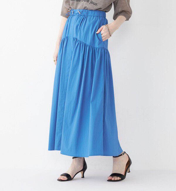 SHIPS Colors 「SHIPS Colors:〈接触冷感・UVカット・撥水〉マルチファンクション フレアスカート◇」|フレア|