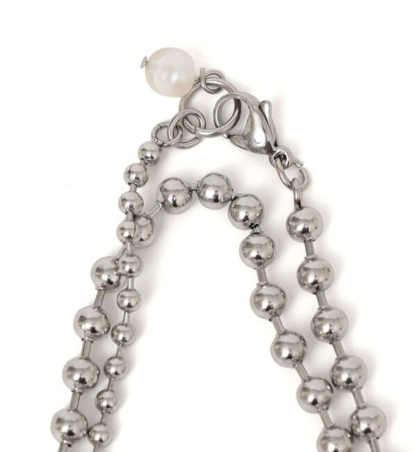 SHIPS for women「ステンレス ボール チェーン ロング ネックレス 140cm」|ネックレス|