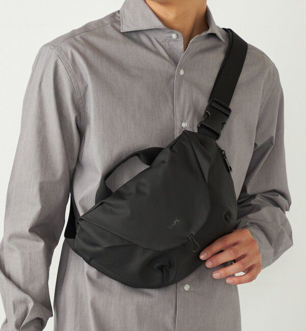 SHIPS Colors 「SHIPS Colors:HYDROS ラウンド ショルダー バッグ◇」|ショルダー・メッセンジャー|ブラック