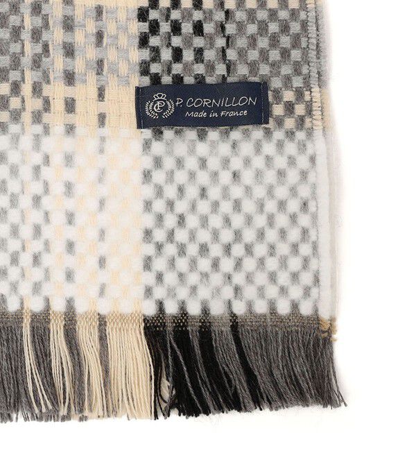 SHIPS any「P.CORNILLON:〈手洗い可能〉マルチカラー チェック ストール」|ストール|