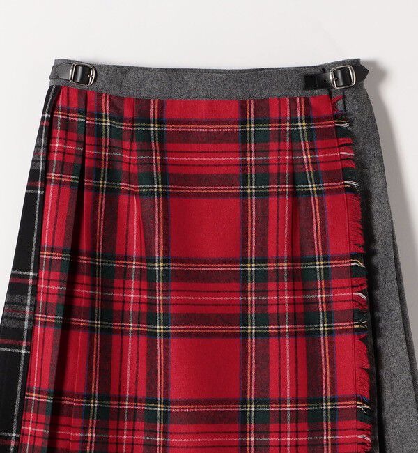 SHIPS any「ONEIL OF DUBLIN: コンビ キルト チェック スカート 25AW」|スカート|