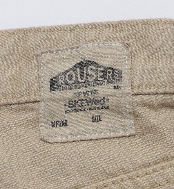 SHIPS「SKEWed: 2TUCK TROUSERS P/DYE」|チノ|