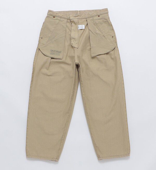 SHIPS「SKEWed: 2TUCK TROUSERS P/DYE」|チノ|