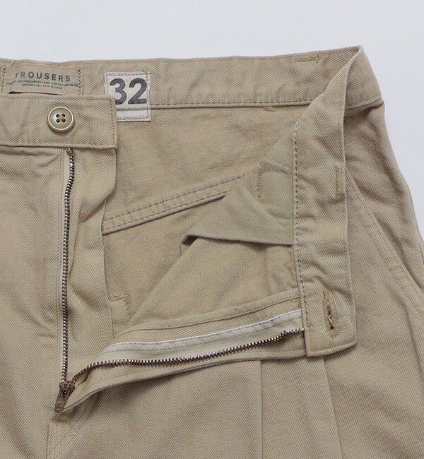 SHIPS「SKEWed: 2TUCK TROUSERS P/DYE」|チノ|