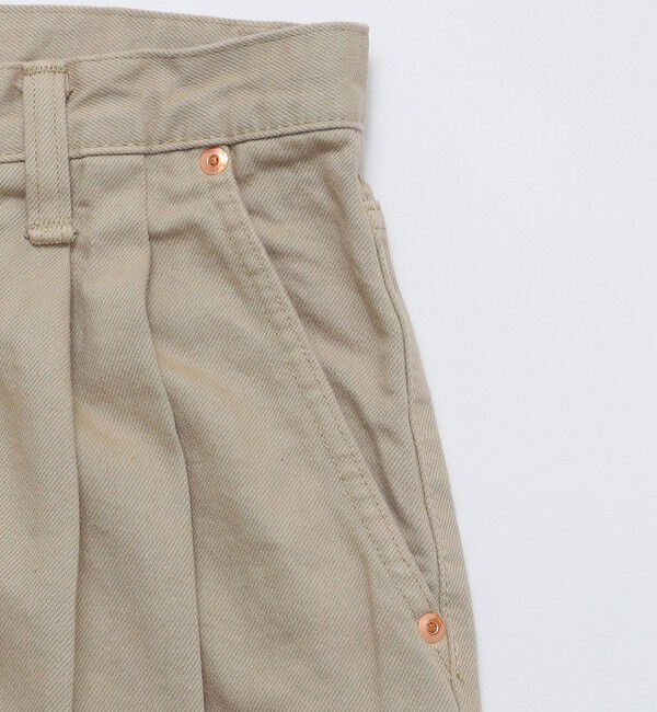 SHIPS「SKEWed: 2TUCK TROUSERS P/DYE」|チノ|