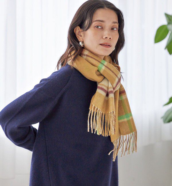 SHIPS for women「カシミヤ リバーシブル マフラー」|マフラー|