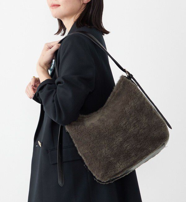 SHIPS Colors 「SHIPS Colors:ボア コンビ ワンショルダー バッグ」|ショルダー・メッセンジャー|