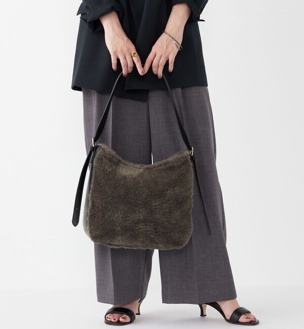 SHIPS Colors 「SHIPS Colors:ボア コンビ ワンショルダー バッグ」|ショルダー・メッセンジャー|