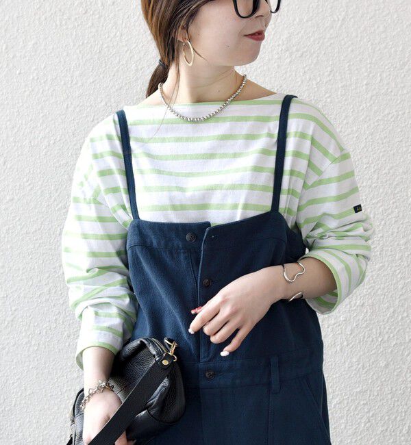 SHIPS any「Le minor:〈洗濯機可能〉ボーダー ロング スリーブ TEE」|Tシャツ・カットソー|