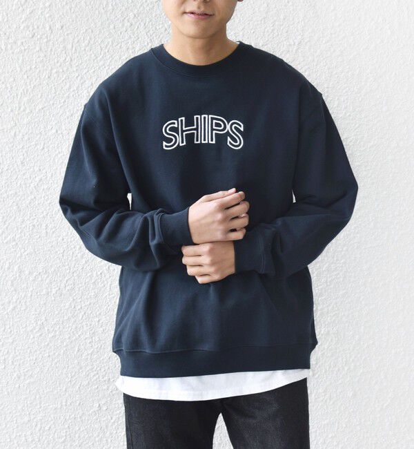 SHIPS for women「【WEB限定】SHIPS ラウンド ロゴ 刺繍 スウェット」|スウェット・ジャージ|