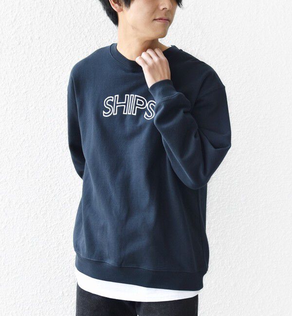 SHIPS for women「【WEB限定】SHIPS ラウンド ロゴ 刺繍 スウェット」|スウェット・ジャージ|