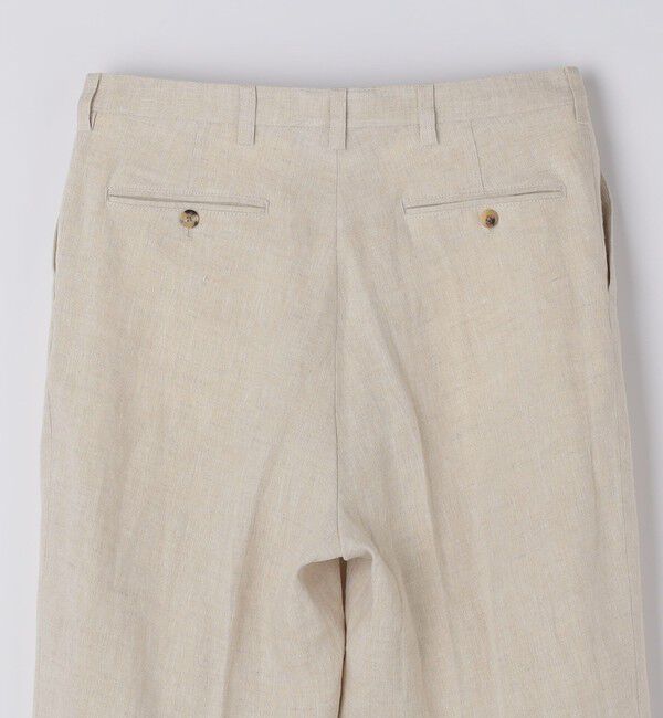 SHIPS「【SHIPS別注】Errico Formicola: サルトリアル リネン バスケット スラックス」|スラックス|