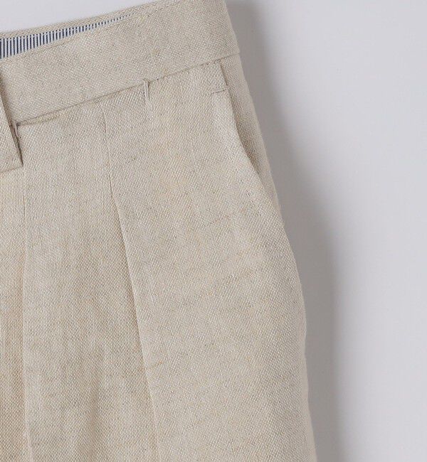 SHIPS「【SHIPS別注】Errico Formicola: サルトリアル リネン バスケット スラックス」|スラックス|