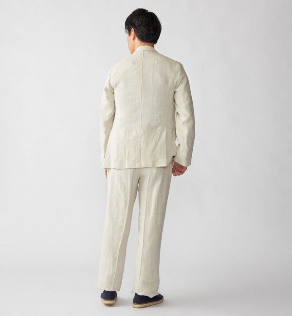 SHIPS「【SHIPS別注】Errico Formicola: サルトリアル リネン バスケット スラックス」|スラックス|