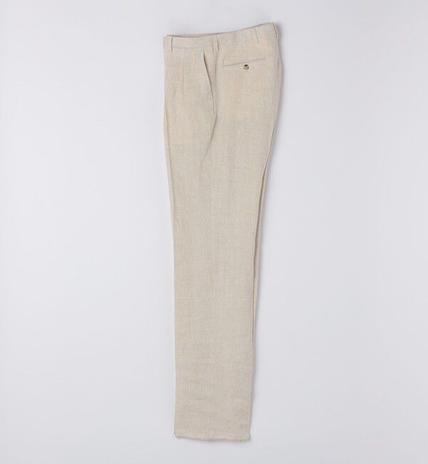 SHIPS「【SHIPS別注】Errico Formicola: サルトリアル リネン バスケット スラックス」|スラックス|