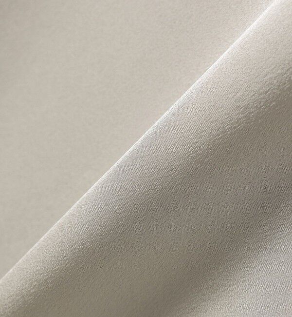 SHIPS any「《予約》SHIPS any:〈洗濯機可能〉サテン フリル カラー リボン ショートスリーブ シャツ ブラウス」|シャツ・ブラウス|