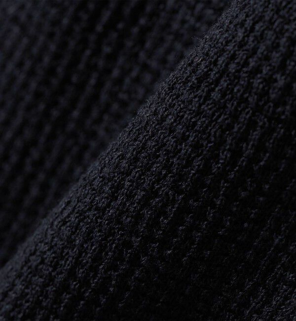 SHIPS any「SHIPS any:〈手洗い可能〉リネン レーヨン ステッチ 編み Vネック ベスト」|ベスト・ジレ|