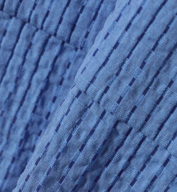 SHIPS any「《予約》SHIPS any:〈手洗い可能〉サッカー リボン 開襟シャツ 羽織り」|シャツ・ブラウス|