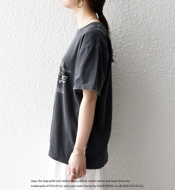 SHIPS any「《予約》GOOD ROCK SPEED:〈洗濯機可能〉Jeep CAR ロゴ プリント TEE」|Tシャツ・カットソー|
