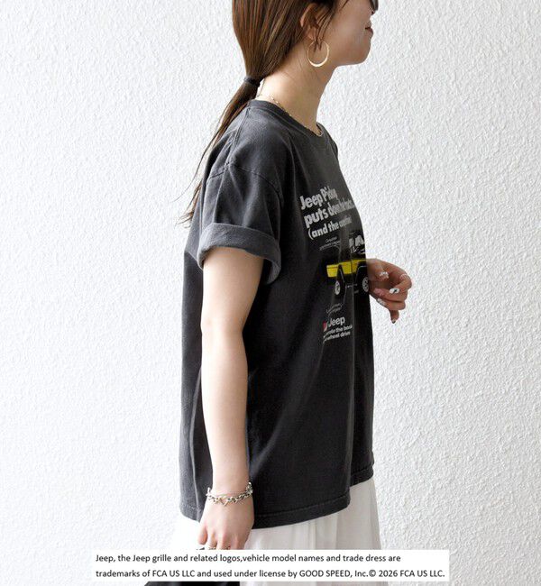 SHIPS any「《予約》GOOD ROCK SPEED:〈洗濯機可能〉Jeep CAR ロゴ プリント TEE」|Tシャツ・カットソー|