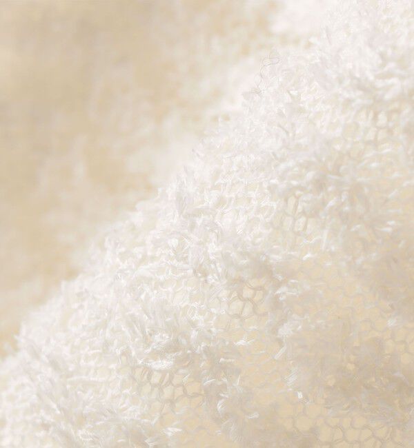 SHIPS any「《予約》SHIPS any:〈手洗い可能〉シアー ジャカード スキッパー ポロ ニット」|ニット・セーター|