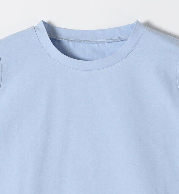 SHIPS any「《予約》SHIPS any:〈多機能/洗濯機可能〉マルチファンクション ドッキング ヘム コンパクト TEE」|Tシャツ・カットソー|