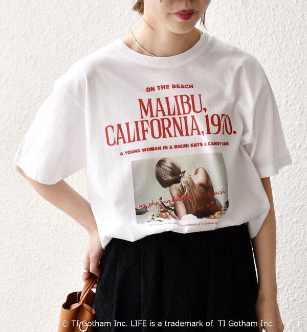 SHIPS any「《予約》【SHIPS any別注】GOOD ROCK SPEED:〈洗濯機可能〉LPC ロゴ プリント TEE」|Tシャツ・カットソー|