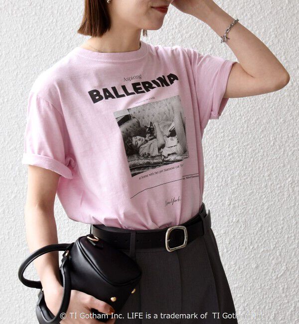 SHIPS any「《予約》【SHIPS any別注】GOOD ROCK SPEED:〈洗濯機可能〉LPC ロゴ プリント TEE」|Tシャツ・カットソー|