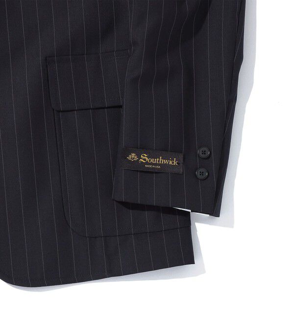 SHIPS「Southwick: CAMBRIDGE 5ドロップ チョーク ストライプ ジャケット」|テーラードジャケット|