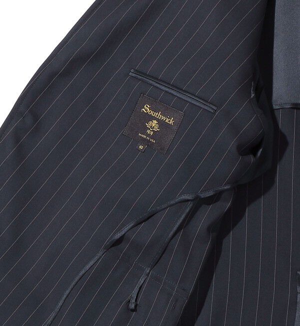 SHIPS「Southwick: CAMBRIDGE 5ドロップ チョーク ストライプ ジャケット」|テーラードジャケット|