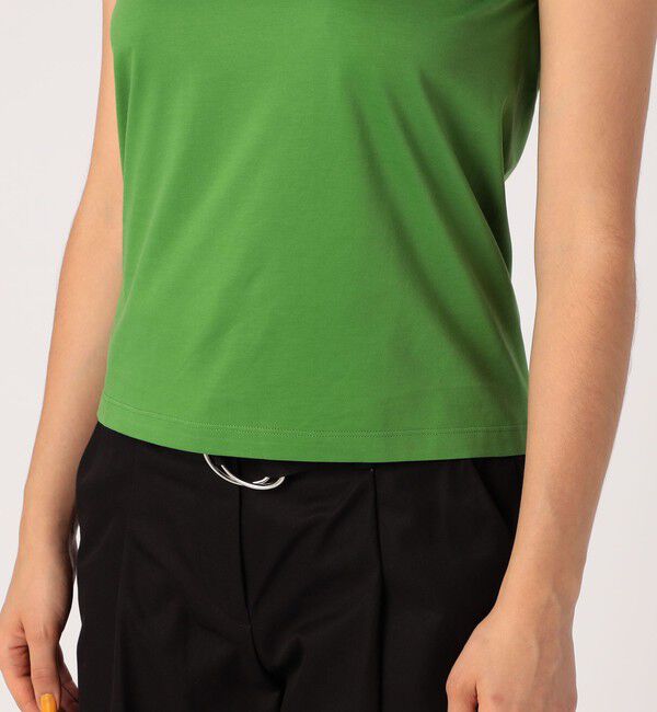 CABaN「コットン リブコンビクルーネックプルオーバー」|Tシャツ・カットソー|