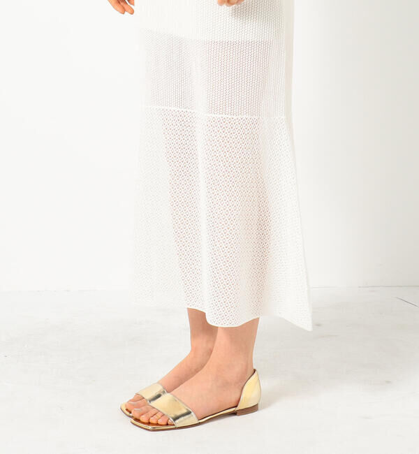 Ballsey「ペーパーレース マーメイドロングスカート」|フレア|