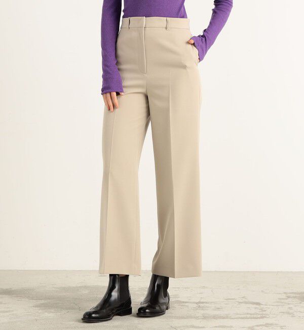 Ballsey「ライトダブルクロス セミフレアパンツ」|スラックス|