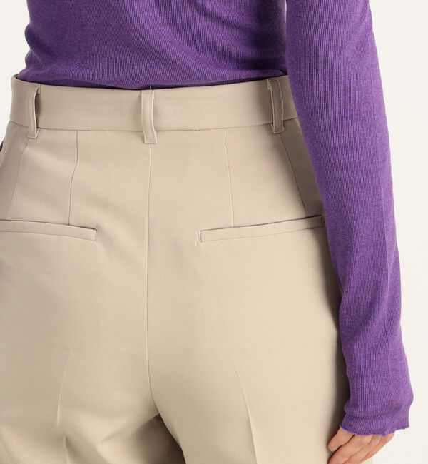 Ballsey「ライトダブルクロス セミフレアパンツ」|スラックス|