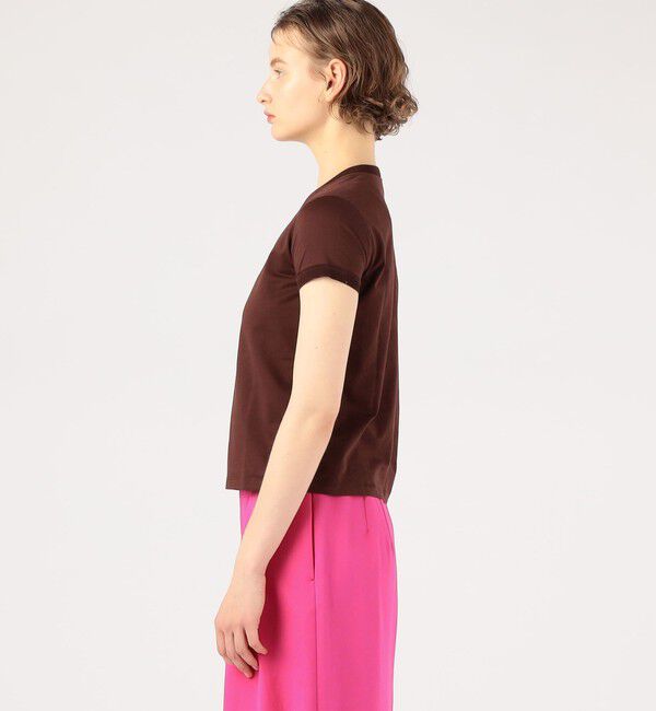 CABaN「コットン リブコンビクルーネックプルオーバー」|Tシャツ・カットソー|