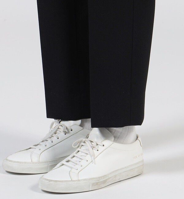 CABaN「CABaN ウールギャバジン 1タックテーパードパンツ」|チノ|