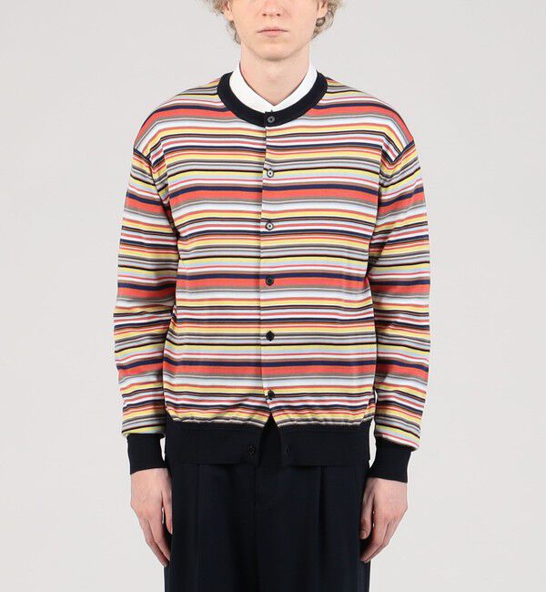 TOMORROWLAND MENS「TOMORROWLAND tricot ギザコットン クルーネックカーディガン」|カーディガン|