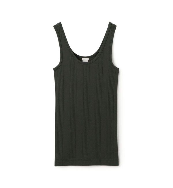 GALERIE VIE「コットンランダムリブ タンクトップ」|タンクトップ|57 カーキ