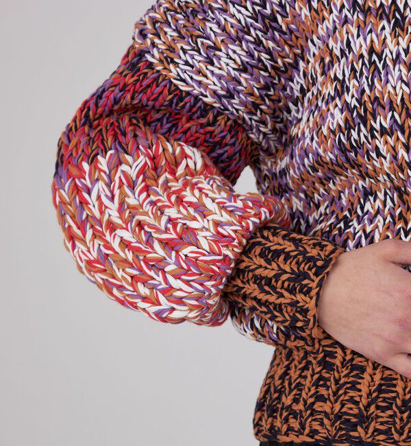 MACPHEE「ムリネハンドニット ボリュームカーディガン」|カーディガン|