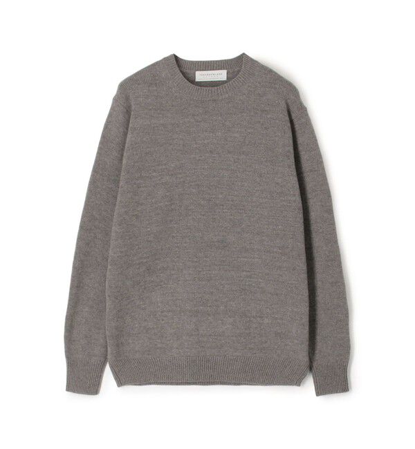 TOMORROWLAND MENS「TOMORROWLAND tricot スーパーファインラムウール クルーネックプルオーバー」|ニット・セーター|15 グレー