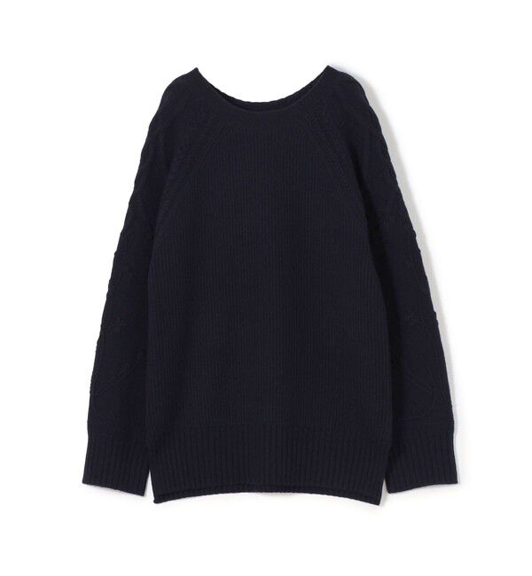 DES PRES「セミウーステッドウール クルーネックプルオーバー」|ニット・セーター|69 ネイビー