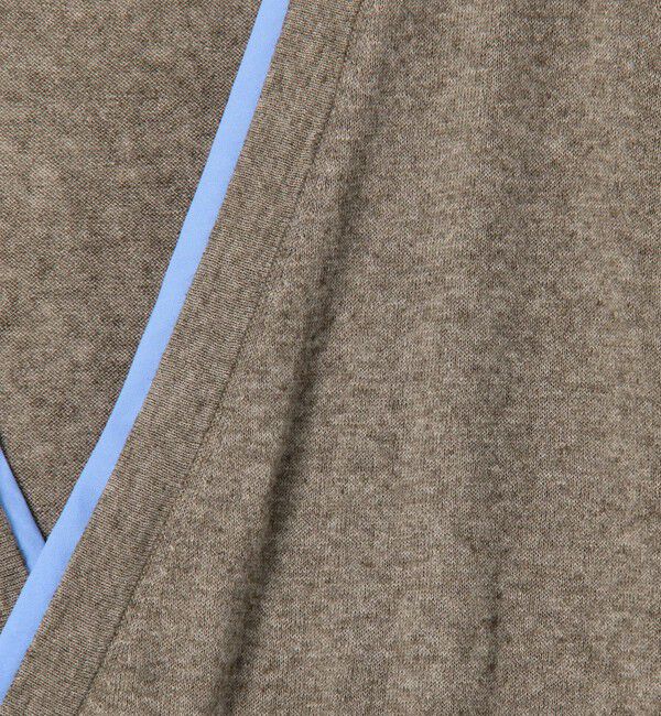 MACPHEE「ファブリックコンビ ダブルボタンカーディガン」|カーディガン|