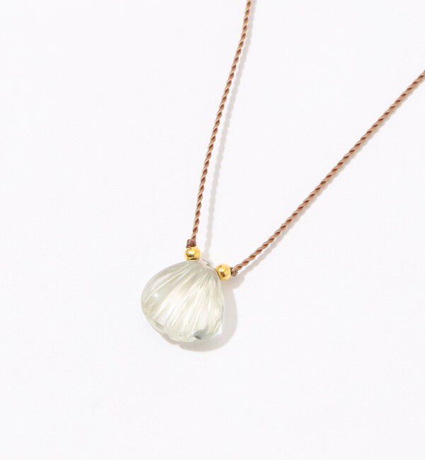 TOMORROWLAND GOODS「SEE REAL FLOWERS CLAM SHELL AMULET ネックレス」|ネックレス|