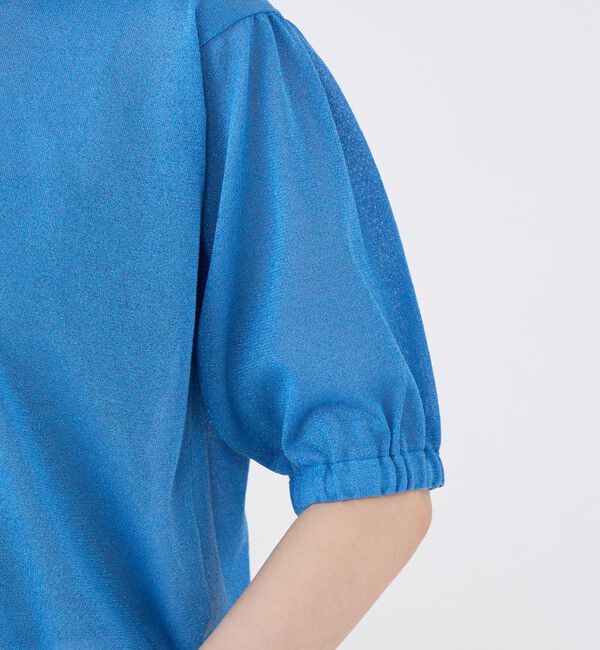 MACPHEE「ドライレーヨン パフスリーブプルオーバー」|ニット・セーター|